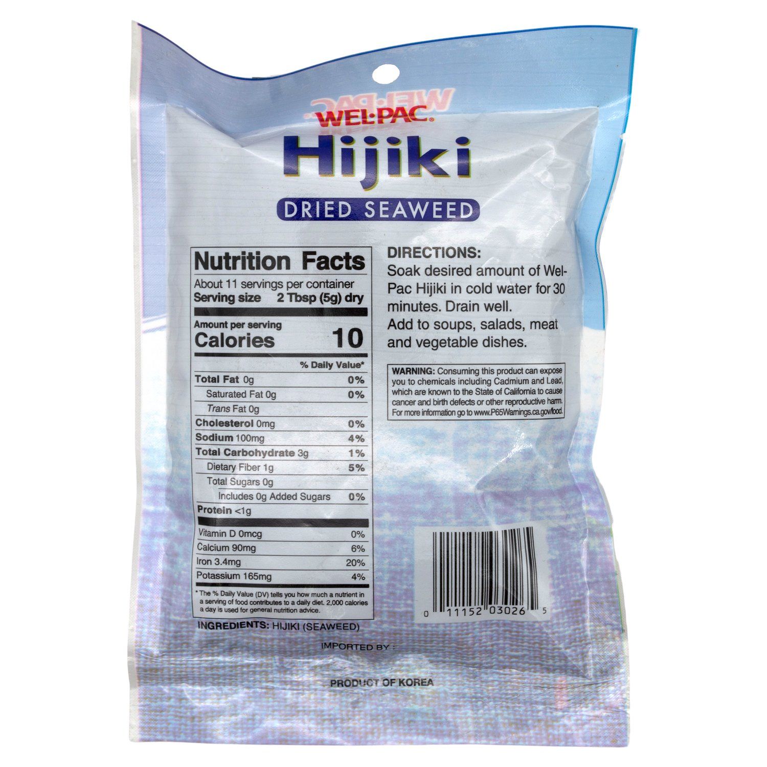 Wel-Pac Hijiki Dried Seaweed Wel-Pac 