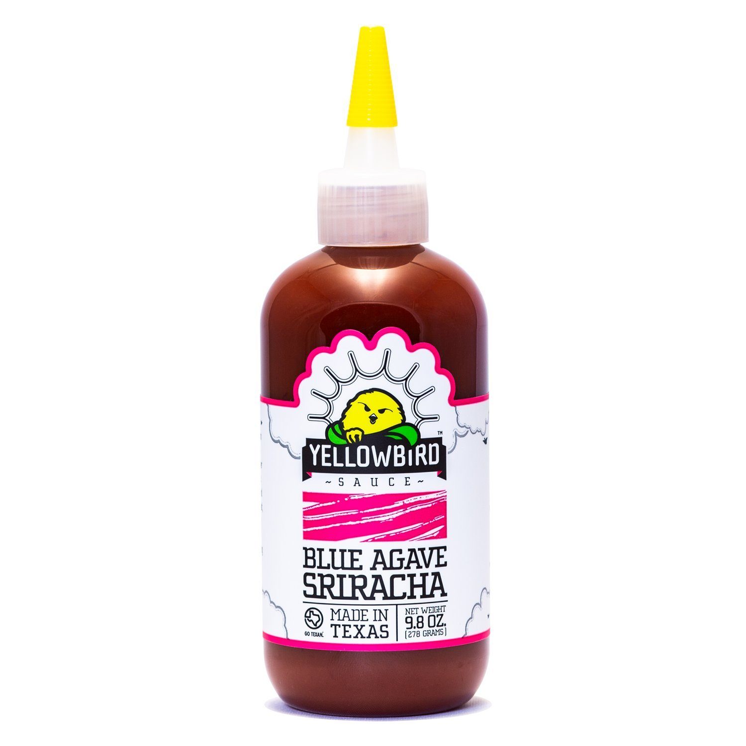 Yellowbird Hot Sauce Yellowbird Foods Blue Agave Sriracha 9.8 Ounce 