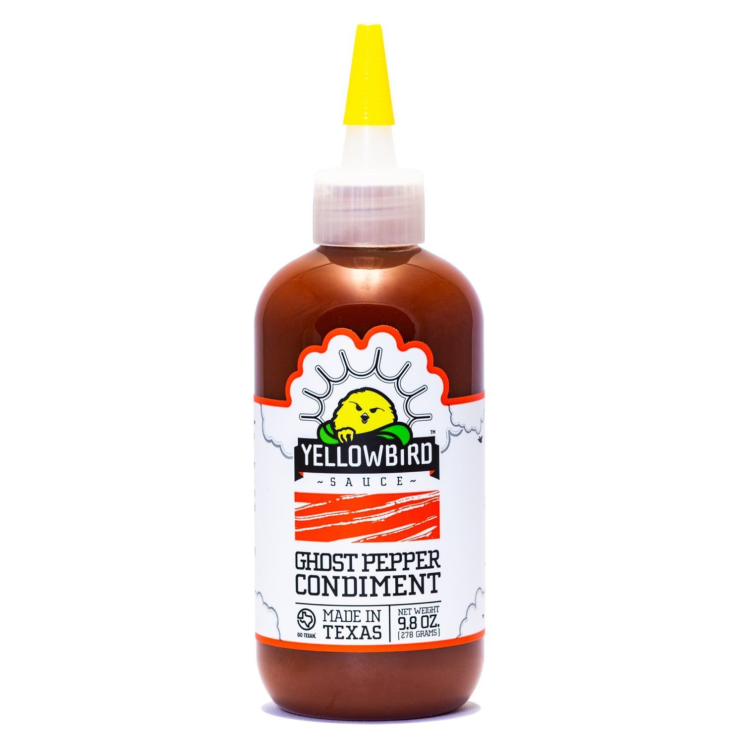 Yellowbird Hot Sauce Yellowbird Foods Ghost Pepper 9.8 Ounce 