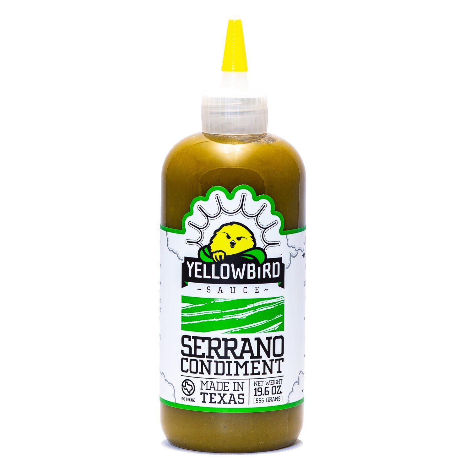 Yellowbird Hot Sauce Yellowbird Foods Serrano 19.6 Ounce 